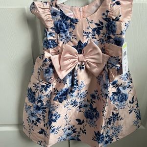 Bonnie jean floral pink and blue dress.